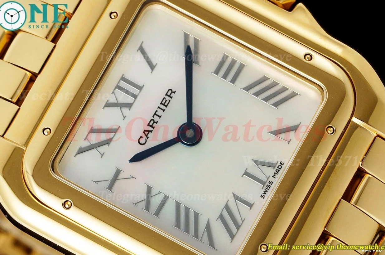 De Mop Ladies AF 27mm YG Panthere Secrete YG Dial Quartz 0409